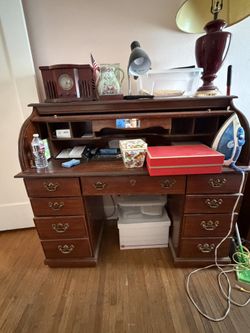 Antique Roll Top Desk