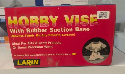 Larin Hobby Vice With Rubber Suction Base LHV-3.5 New In Box