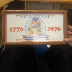 Disney Bicentennial License Plate