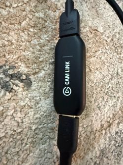 lgato Cam Link 4K – External Capture Card for DSLR & Camcorder, ActionCam as Webcam, Meet/Stream/Record in 1080p60 or 4K30/4K60, Easy Connect for OBS/