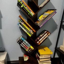 Tree Bookshelf With Drawer