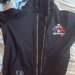 chrome hearts zip up jacket 