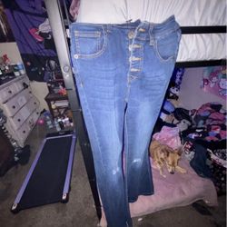 lucky & blessed jeans