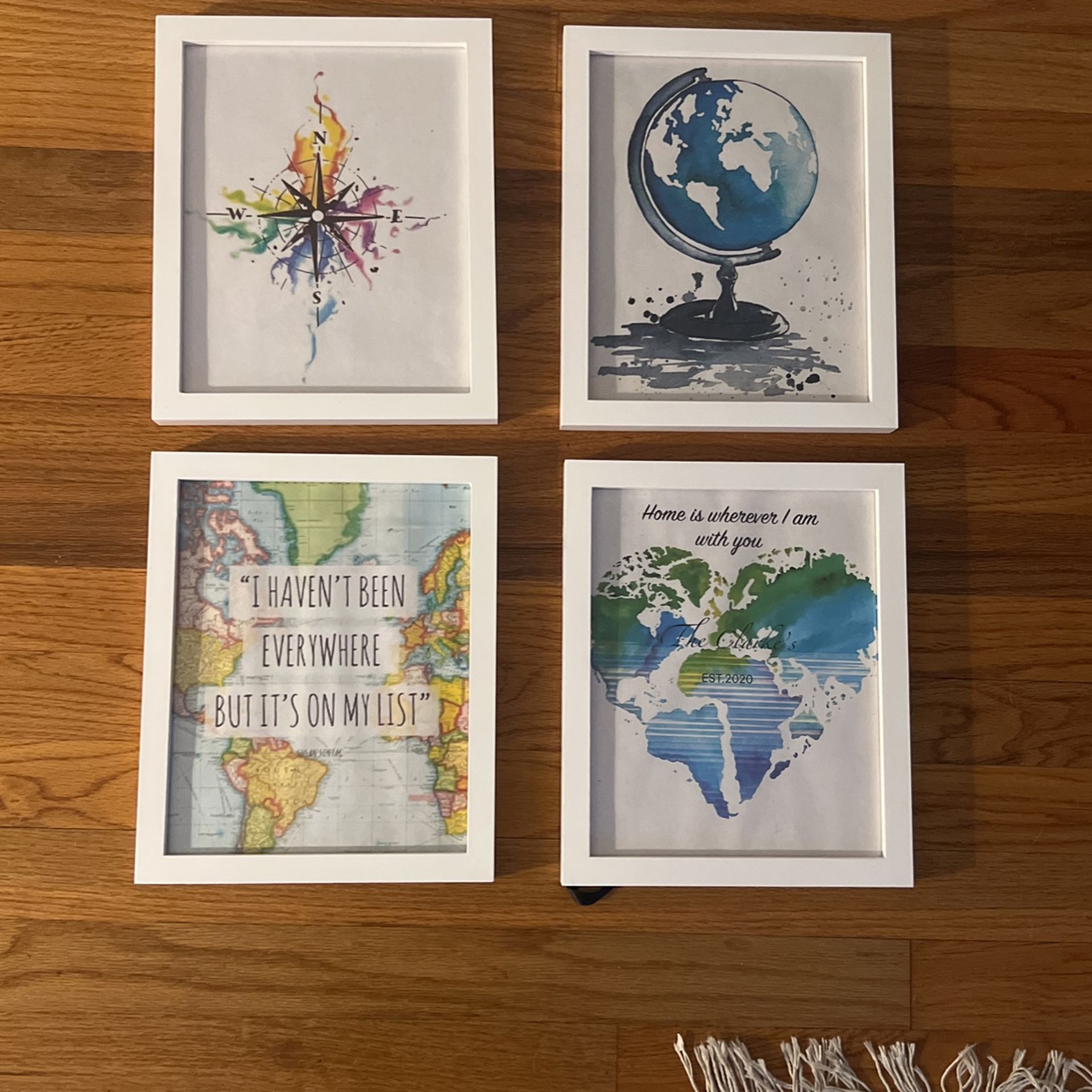 Set Of Two Travel Wall Art
