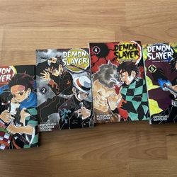 Demon Slayer Books (1,2,4,5)