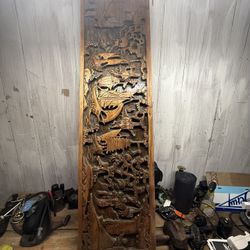 Oriental Wood Carving 53 x 14