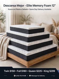 Queen Size Mattress Pillow Top New