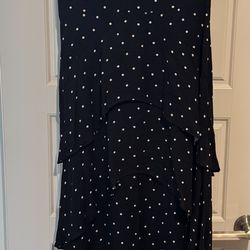 Polka Dot Black Dress