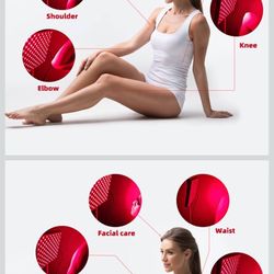 Visit the Rhmip Store 4.3 女（1,479） LED Red Light Therapy Device - 45W LED Panel Deep 660nm & 850nm Light Combo for Skin Beauty, Muscle & Joint Pain Re