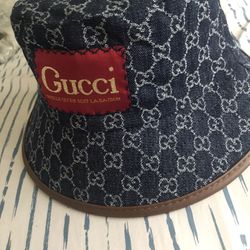 Blue Jean Gucci Bucket Hat