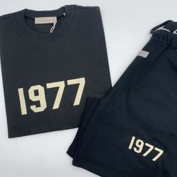 New Essentials Fear Of God “1977 Iron” Short and Shirt Set Size S, M, L, XL