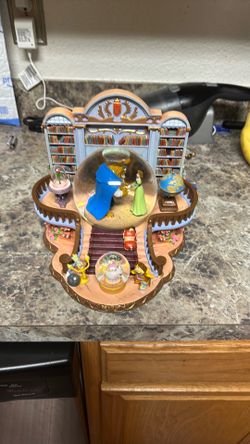 Beauty and Beast with library