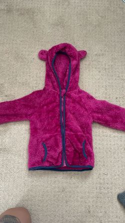 2T Fleece Zip-Up Hoodie with Bear Ears