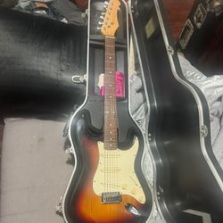 Electric Guitar With Travel Case. Best Offers Accepted