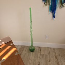 Vintage Antique Green Wine Decantur 