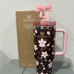 LV Flower Stanley Cup 