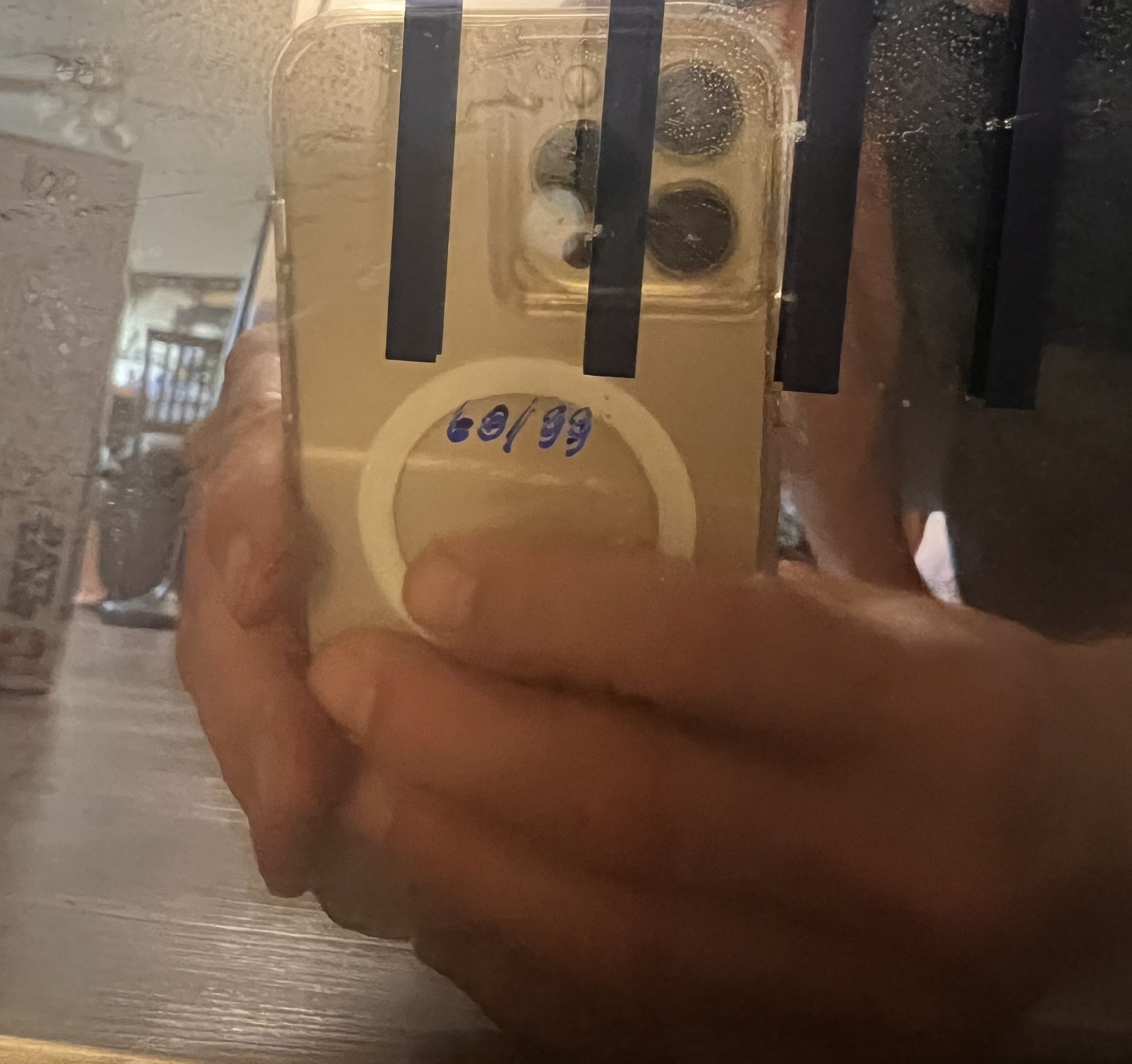 Agam cosmic relationship on gold mirror