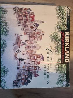 Lighted Victorian Village