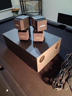 Bose AM-5 Acoustmass home theater speaker system