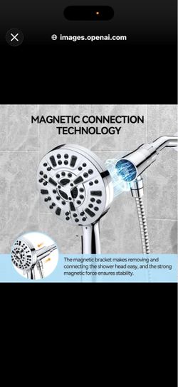 High Pressure 10-Mode Handheld Shower Head with Magnetic Docking – NEW