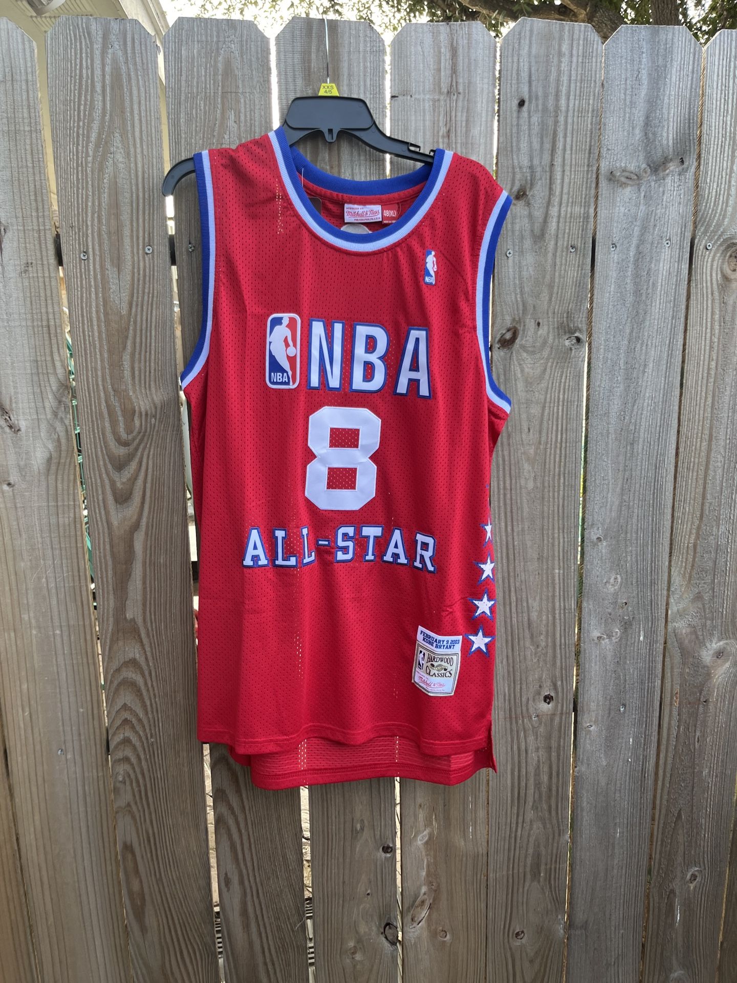 Authentic Jersey Kobe Red All Star Jersey 2003 Kobe Bryant ALL