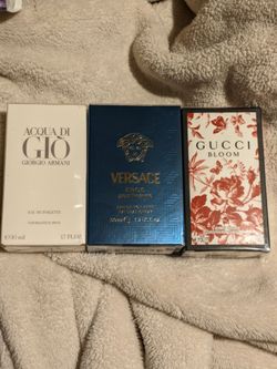 Designer Fragrance Bundle – Armani, Versace, Gucci