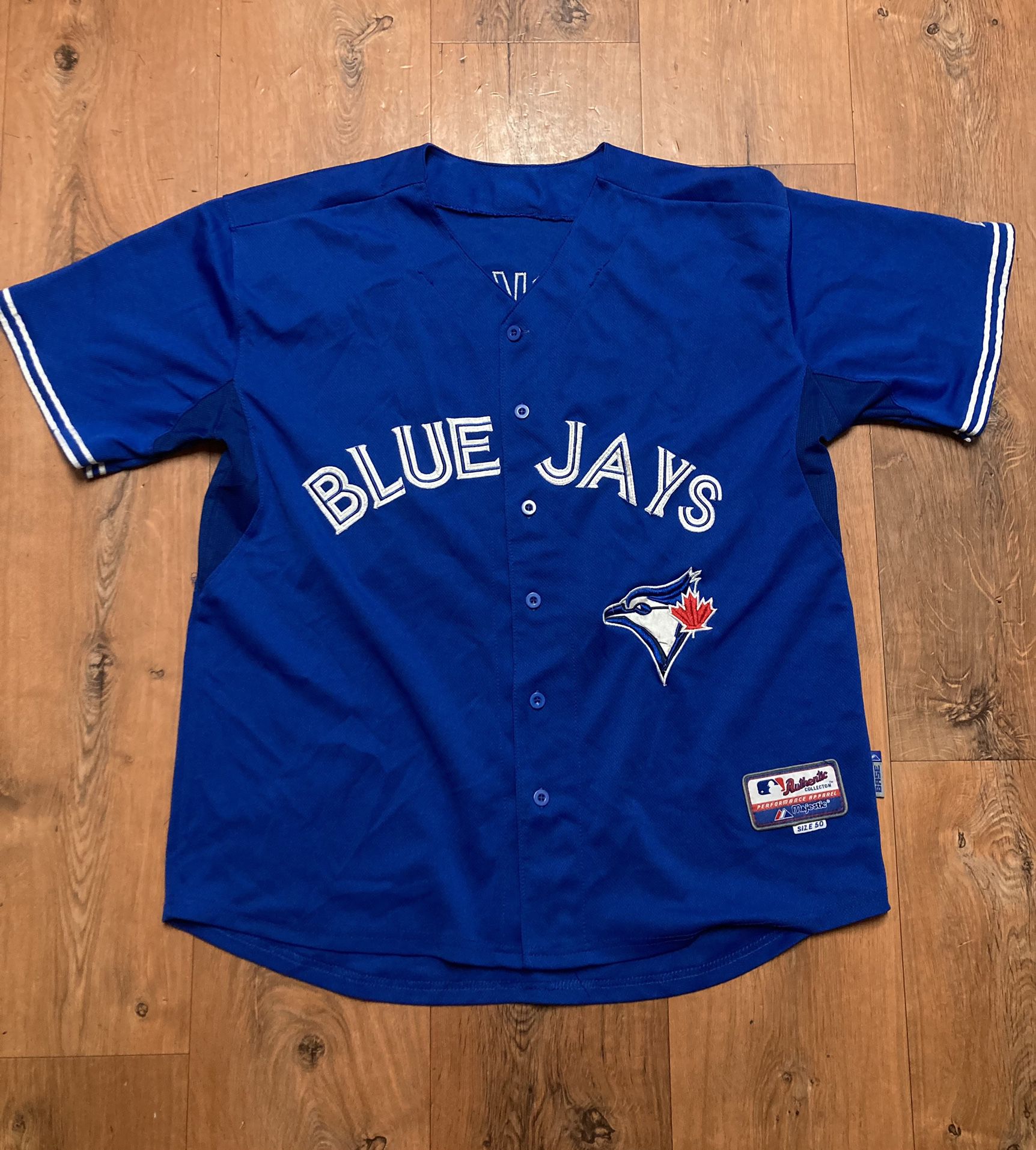 Majestic Toronto Blue Jay's RA Dickey Authentic Jersey Size 50 (L) Alt MLB #43