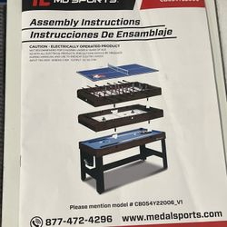 4 In 1 Game Table