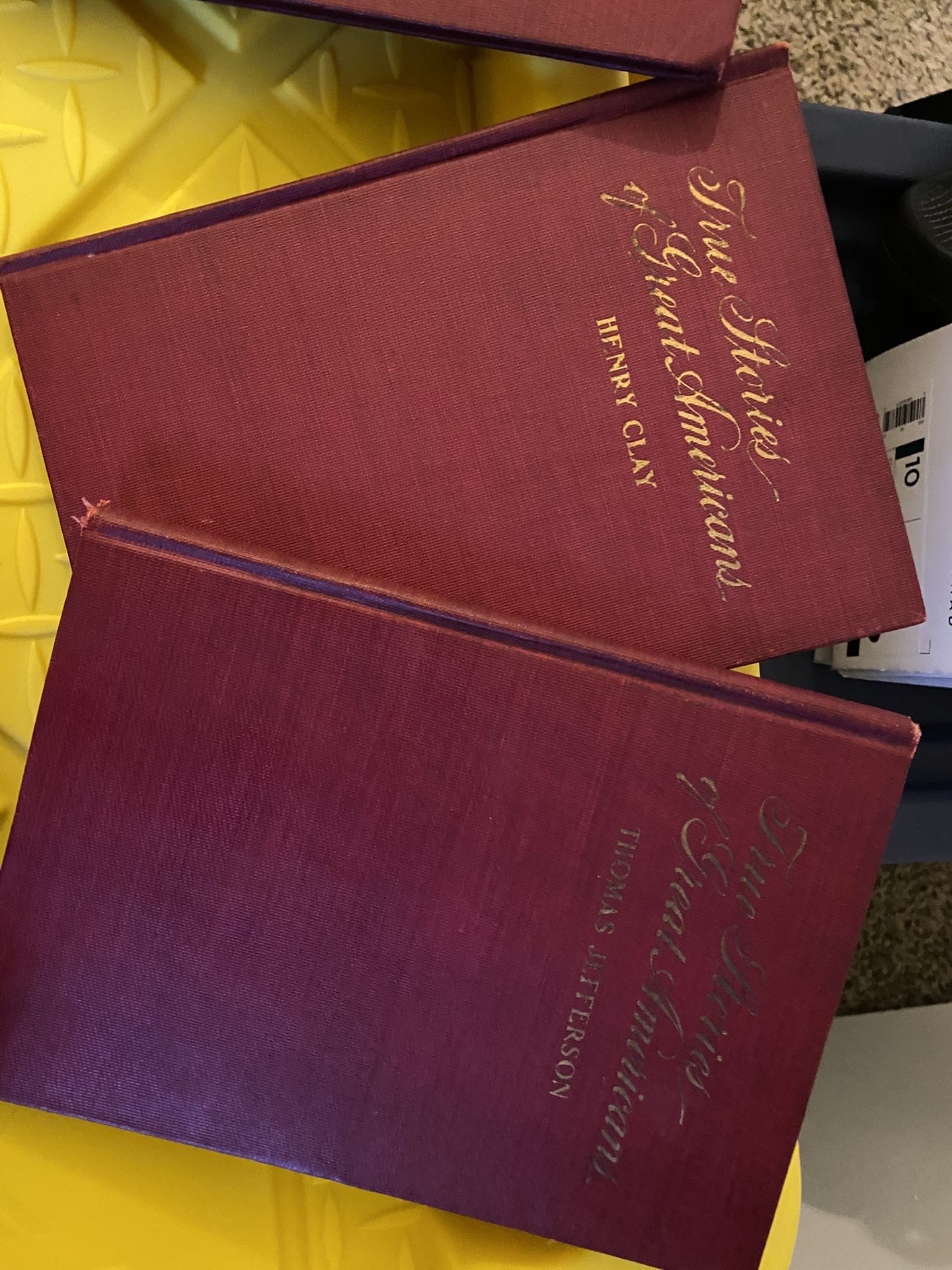 True stories of great Americans copyright 1898