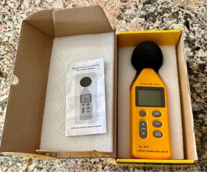 SL-814 Digital Sound Level Meter used to measure the intensity of a sound or the power level (USB functionality can be extended)
