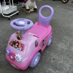 Princess Push Car