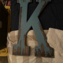 Wooden Letter k