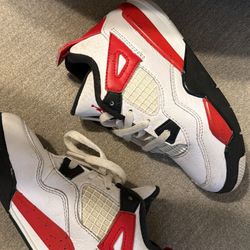 Jordan 4 Retro Toddlers Red Cement 9C
