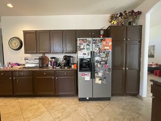 Wood Browm Kitchen Cabinets - 30" good condition!
