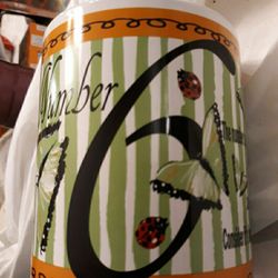  Coffee Mug NEW Has Number 6 on the side