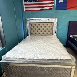 Queen Bed Frame With Mattress Set Pillow Top On Sale For: