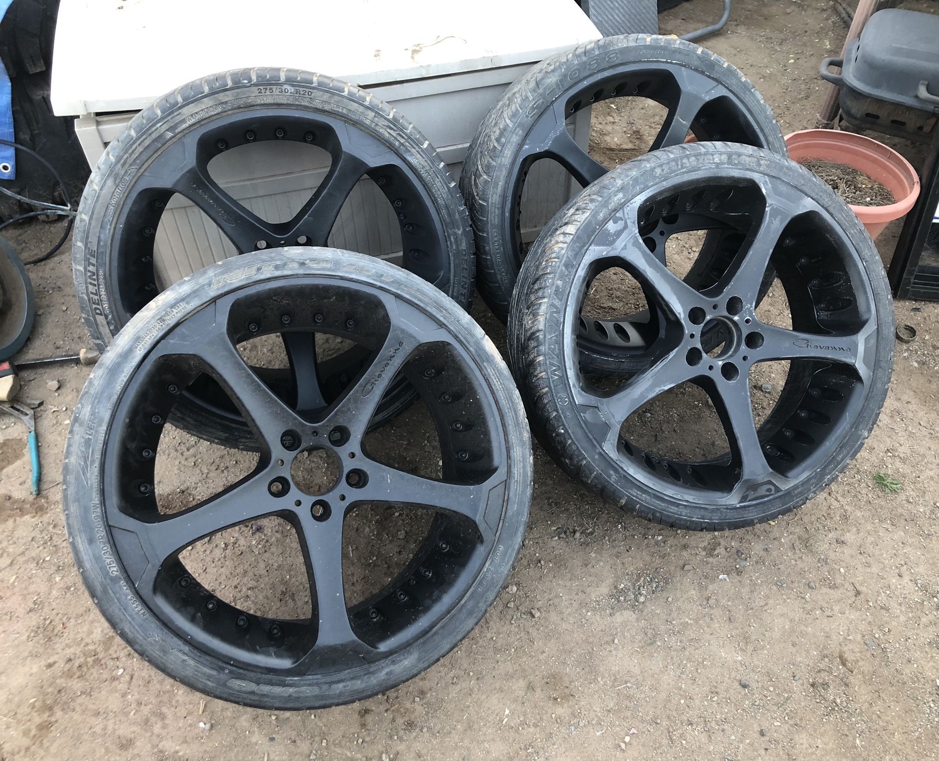 Rines Giovanna 20. De aluminio Una llanta mala para carro Toyota Honda BMW Volvo Infinity