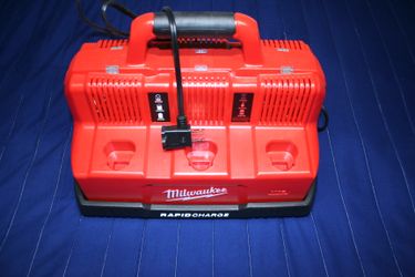 M12 and M18 12-Volt/18-Volt Lithium-Ion Multi-Voltage 6-Port Sequential Rapid Battery Charger