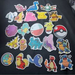 25 Pokémon Creature stickers