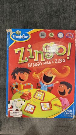 ThinkFun Zingo Bingo with a Zing – Award-Winning Preschool Game – Ages 4+