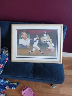 Yogi Berra 1990 Painting  By Christopher Paluso (Autographed) 