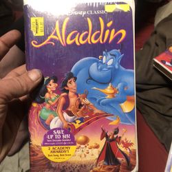 Disney Aladdin Black Diamond Original Sealed 