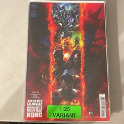 Justice League Vs Godzilla Vs Kong #2 Variant 1/25
