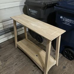 Wood End Table