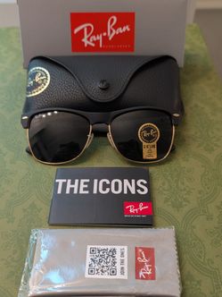 Ray Ban Clubmaster Oversized Black Sunglasses 🕶️😎🕶️
