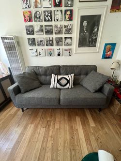 Gray Fabric Sofa – Great Condition