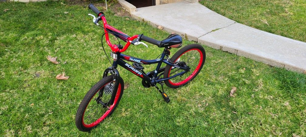 Schwinn Falcon 20" Kids Bike bicycle
black & red