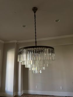 1920s Odeon Round Chandelier