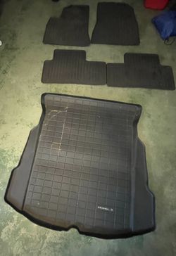 Tesla Model 3 OEM All-Weather Floor Mats & Trunk Liner – Complete Set