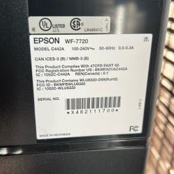 Business Equipment,  EPSON WF-7720